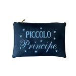 Pochette "PICCOLO PRINCIPE" in similpelle colore nero cm 27X18