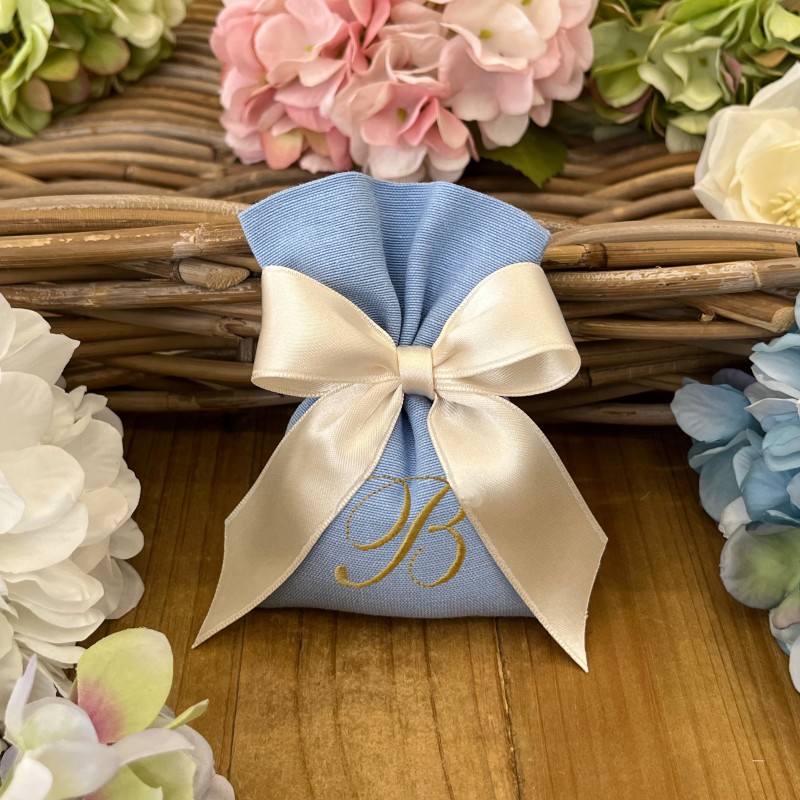 Sacchetto cielo personalizzato cm 9x13 collezione Palette