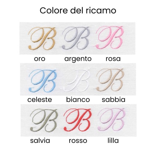 Sacchetto bianco personalizzato cm 16x19 collezione Palette